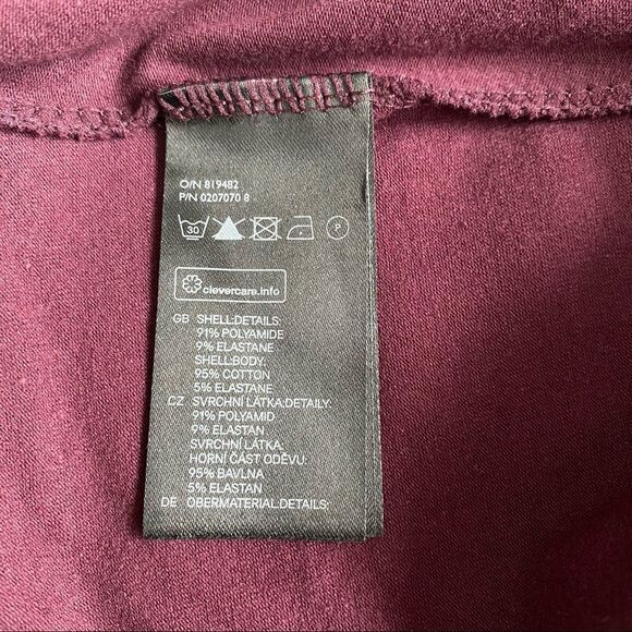 H&m Burgundy Tank w/ Lace - Picture 5 of 6